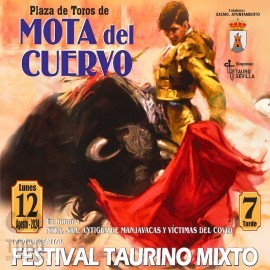 12/08 Mota del Cuervo (19:00) Toros mixta. PICK UP AT BULLRING.