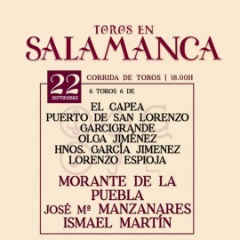 22/09 Salamanca (18:00) Toros FORMATO PDF 