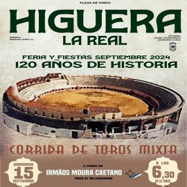 15/09 Higuera La Real (18:30) Toros PICK TICKETS BOX OFFICE