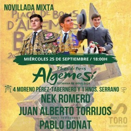 25/09 Algemesí (18:00) Novillada mixta FORMATO PDF 