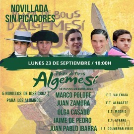 23/09 Algemesí (18:00) Novillos sin picadores FORMATO PDF 