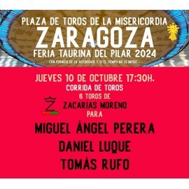 10/10 Zaragoza (17:30) Toros FORMATO PDF