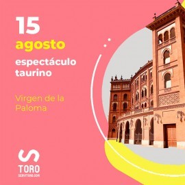 15/08 Madrid (19:00) Espectáculo taurino. FORMATO PDF