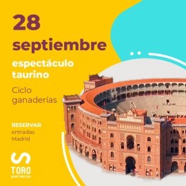 28/09 Madrid (18:00) Espectáculo taurino. FORMATO PDF