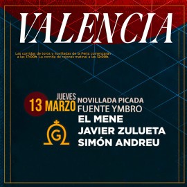 13/03 Fallas (17:00) Novillos. PDF FILE - PRINT