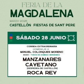 28/06 Castellón (19:30) Toros PDF FILE - PRINT