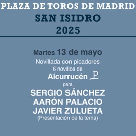 13/05 San Isidro (19:00) Novillada. PDF FILE