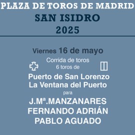 16/05 San Isidro (19:00) Toros. FORMATO PDF