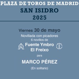 30/05 San Isidro (19:00) Novillada. PDF FILE