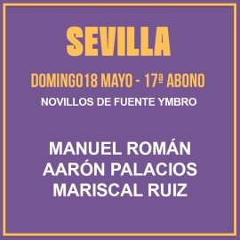 18/05 Sevilla (19:00) Novillos PDF - IMPRIMIR