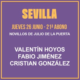 26/06 Sevilla (19:00) Novillos PDF FILE - PRINT