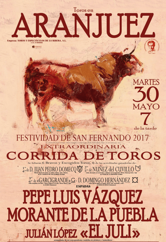 Cartel Aranjuez