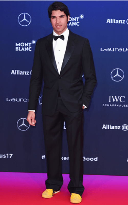 Cayetano en la alfombra roja de los Premios Laureus.