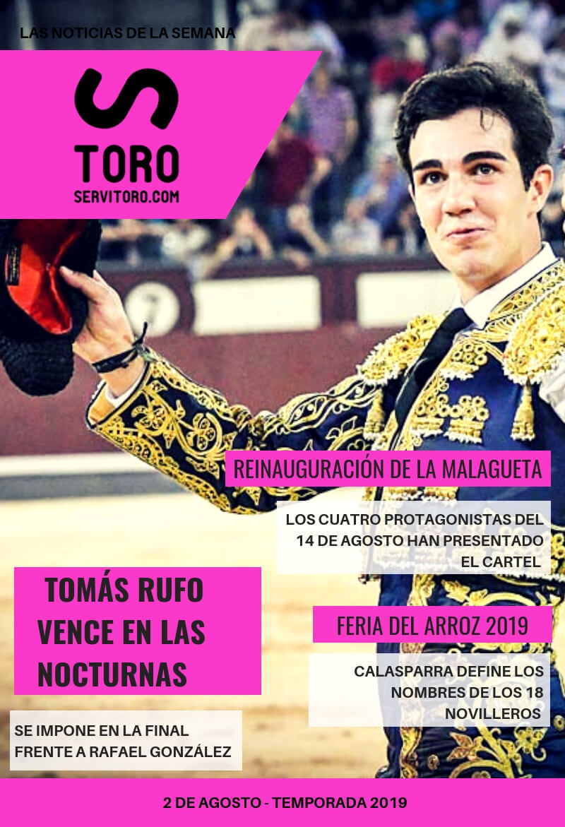 Actualidad taurina: Tomás Rufo