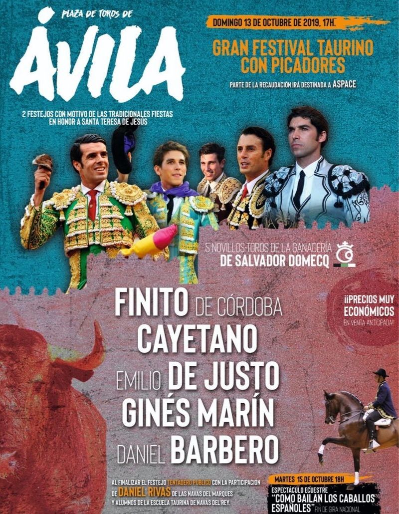 Festival taurino en Ávila