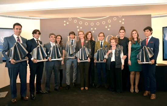 Foto de familia Premios Commodore 2016.